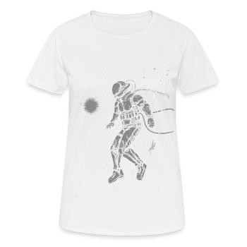 Infini (alternatif) - T-shirt respirant Femme - blanc - Devant - AI Model Female 172 dark (172cm)
