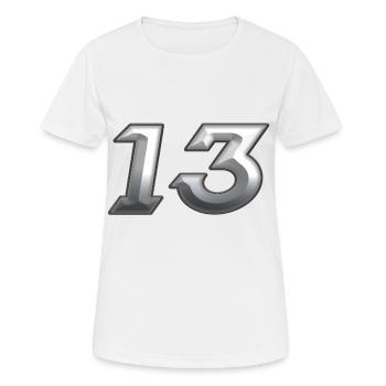 13 - Women's Breathable T-Shirt - white - Front - AI Model Female 172 dark (172cm)