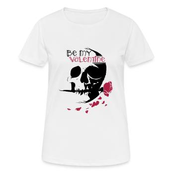 Be my valentine - be my valentine - Women's Breathable T-Shirt - white - Front - AI Model Female 172 dark (172cm)