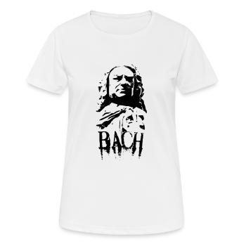Bach skizzieren - Frauen T-Shirt atmungsaktiv - Weiß - Vorne - AI Model Female 172 dark (172cm)