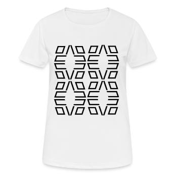 Unique Shape - Women's Breathable T-Shirt - white - Front - AI Model Female 172 dark (172cm)