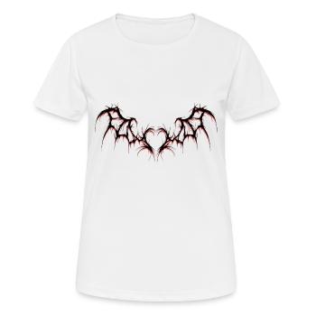 Flügel lieben - Frauen T-Shirt atmungsaktiv - Weiß - Vorne - AI Model Female 172 dark (172cm)