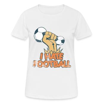 Torhüter Torwart Fußballspieler Fußbal Geschenk - Frauen T-Shirt atmungsaktiv - Weiß - Vorne - AI Model Female 172 dark (172cm)