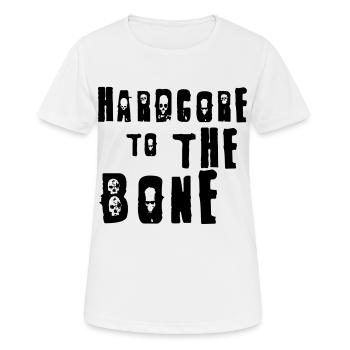 Hardcore - T-shirt respirant Femme - blanc - Devant - AI Model Female 172 dark (172cm)