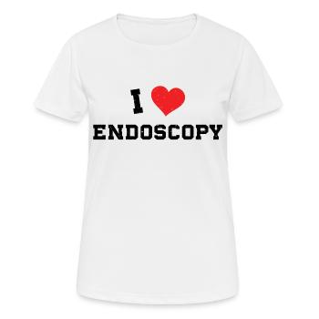 Médecin infirmier dictons cadeau endoscopie - T-shirt respirant Femme - blanc - Devant - AI Model Female 172 dark (172cm)