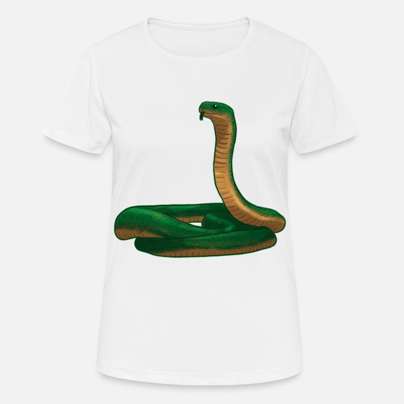 Snake - Women's Breathable T-Shirt - white