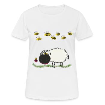 Naturschützer - Frauen T-Shirt atmungsaktiv - Weiß - Vorne - AI Model Female 172 dark (172cm)