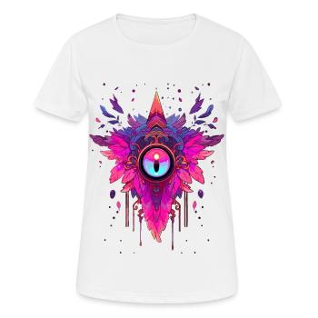 Attrape-rêves #11 - T-shirt respirant Femme - blanc - Devant - AI Model Female 172 dark (172cm)