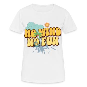 Kitesurf Kitesurfer Kiteboard - Frauen T-Shirt atmungsaktiv - Weiß - Vorne - AI Model Female 172 dark (172cm)