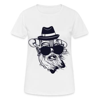 Hipster viking - T-shirt respirant Femme - blanc - Devant - AI Model Female 172 dark (172cm)