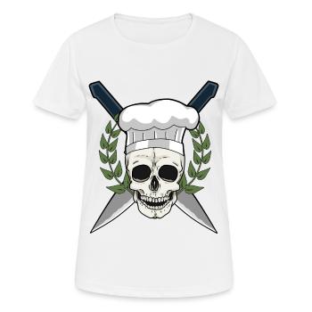 Restaurant Cook Kitchen Cooking Cooking Art Poison Disgusting - Women's Breathable T-Shirt - white - Front - AI Model Female 172 dark (172cm)