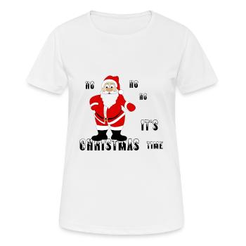 Weihnachtsmann Ugly Christmas - Frauen T-Shirt atmungsaktiv - Weiß - Vorne - AI Model Female 172 dark (172cm)