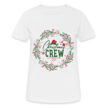 christmas crew - Frauen T-Shirt atmungsaktiv - Weiß - Vorne - AI Model Female 172 dark (172cm)