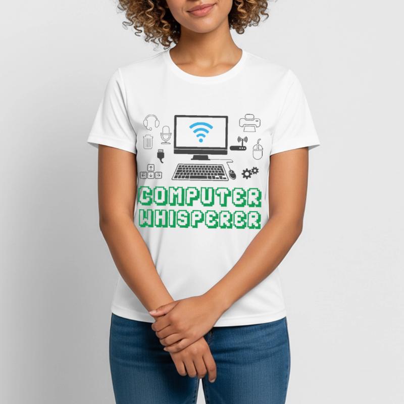 Computer Whisperer - IT Support PC Women's Breathable T-Shirt