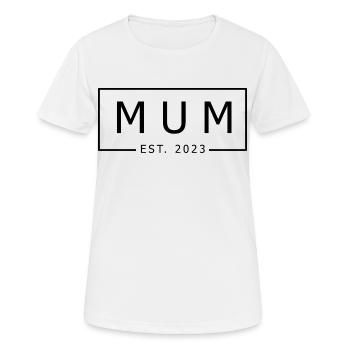 MAMAN 2023 - T-shirt respirant Femme - blanc - Devant - AI Model Female 172 dark (172cm)