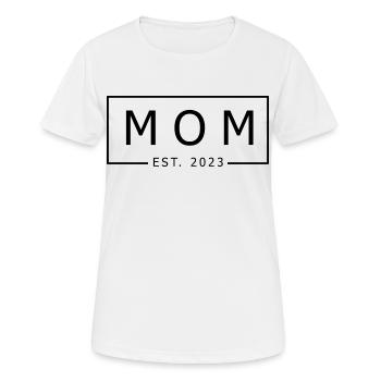 MAMA 2023 - Frauen T-Shirt atmungsaktiv - Weiß - Vorne - AI Model Female 172 dark (172cm)