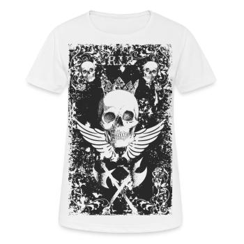 Grunge - T-shirt respirant Femme - blanc - Devant - AI Model Female 172 dark (172cm)