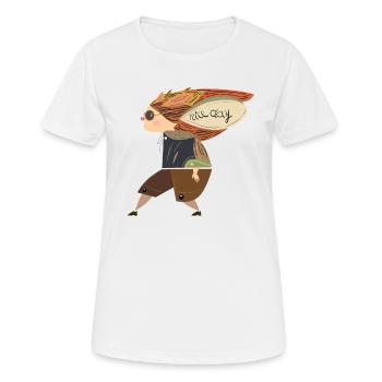 Schönen Tag Kreatur - Frauen T-Shirt atmungsaktiv - Weiß - Vorne - AI Model Female 172 dark (172cm)