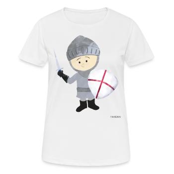 Ritter Burg Königreich Prinzessin Schwert Geschenk - T-shirt respirant Femme - blanc - Devant - AI Model Female 172 dark (172cm)