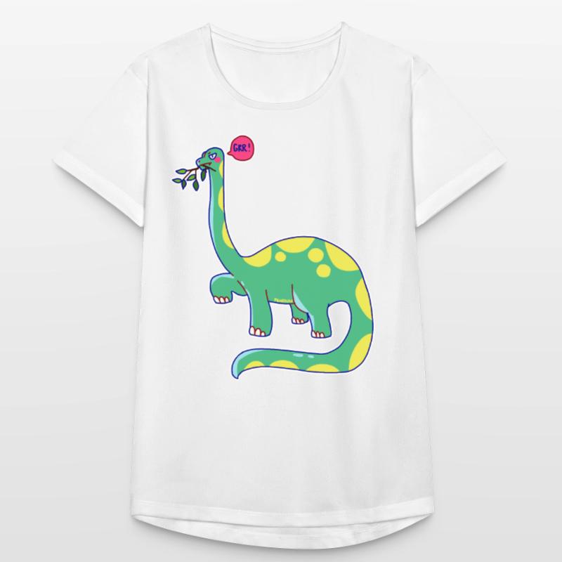 Dinosaur is in a bad mood Women's Breathable T-Shirt