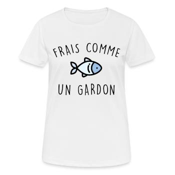 Frisch wie eine Kakerlake - Frauen T-Shirt atmungsaktiv - Weiß - Vorne - AI Model Female 172 dark (172cm)