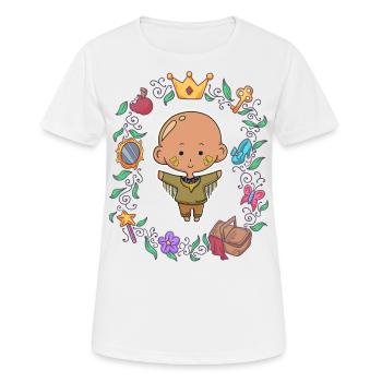Kinder Jungen Indianer Anime Manga Comic Geschenk - Frauen T-Shirt atmungsaktiv - Weiß - Vorne - AI Model Female 172 dark (172cm)