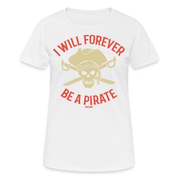 Pirat Seefahrer Abenteuer Schatzsuche - Frauen T-Shirt atmungsaktiv - Weiß - Vorne - AI Model Female 172 dark (172cm)