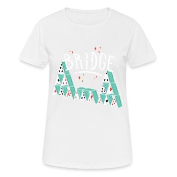 T-shirt Bridge Bridge - T-shirt respirant Femme - blanc - Devant - AI Model Female 172 dark (172cm)