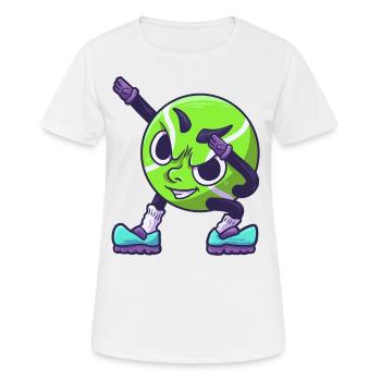 Dabbing tennis sport kids gift - Women's Breathable T-Shirt - white - Front - AI Model Female 172 dark (172cm)