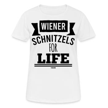 Wiener Schnitzel Austria meat - Women's Breathable T-Shirt - white - Front - AI Model Female 172 dark (172cm)