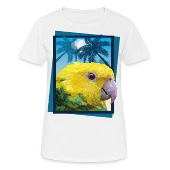Amazon à tête égale - T-shirt respirant Femme - blanc - Devant - AI Model Female 172 dark (172cm)