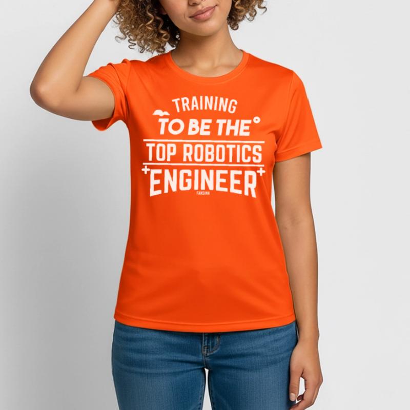 Robot Kids Robotics Nerd Computer Women's Breathable T-Shirt