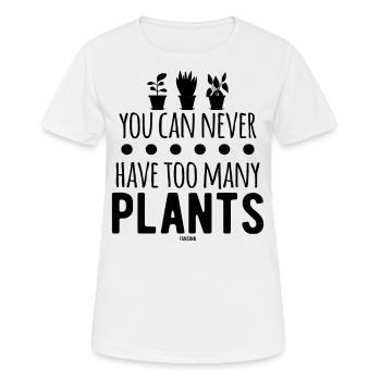 Garten - Frauen T-Shirt atmungsaktiv - Weiß - Vorne - AI Model Female 172 dark (172cm)