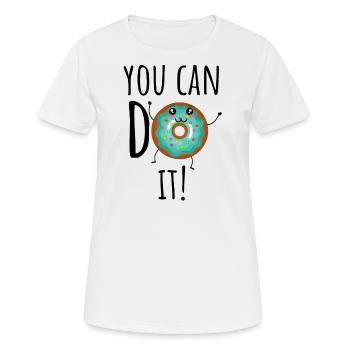 YOU CAN DO IT! - Women's Breathable T-Shirt - white - Front - AI Model Female 172 dark (172cm)