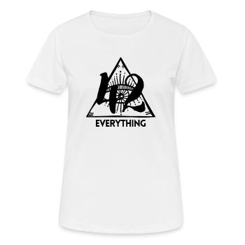 42 the answer to everything. 42 the answer. - Women's Breathable T-Shirt - white - Front - AI Model Female 172 dark (172cm)