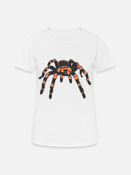 Vogelspinne Spinne Spinnen - Frauen T-Shirt atmungsaktiv - Weiß
