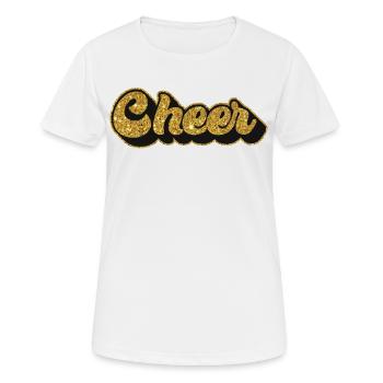 Cheer Cheerleading Cheer - T-shirt respirant Femme - blanc - Devant - AI Model Female 172 dark (172cm)