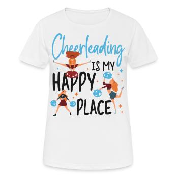 Cheer Cheerleading Cheerleading Cheerleading est - T-shirt respirant Femme - blanc - Devant - AI Model Female 172 dark (172cm)