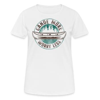Canoë Canoë Vintage Canoë Plus - T-shirt respirant Femme - blanc - Devant - AI Model Female 172 dark (172cm)