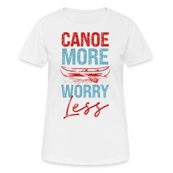 Canoë Canoë Vintage Canoë Plus - T-shirt respirant Femme - blanc - Devant - AI Model Female 172 dark (172cm)