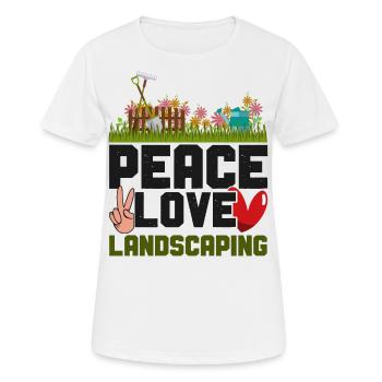 Landscaper Landscaping Landscape - Women's Breathable T-Shirt - white - Front - AI Model Female 172 dark (172cm)