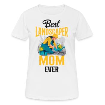 Landscaper Landscaping Landscape - Women's Breathable T-Shirt - white - Front - AI Model Female 172 dark (172cm)