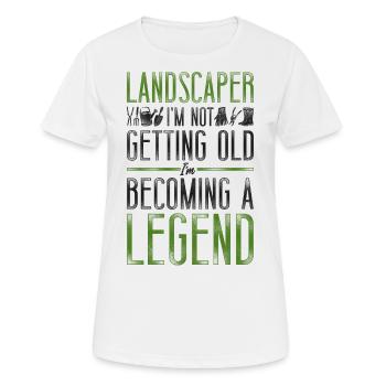 Landscaper Landscaping Landscape - Women's Breathable T-Shirt - white - Front - AI Model Female 172 dark (172cm)