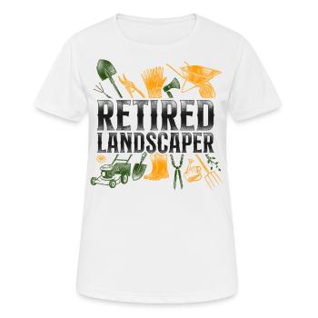 Landscaper Landscaping Landscape - Women's Breathable T-Shirt - white - Front - AI Model Female 172 dark (172cm)