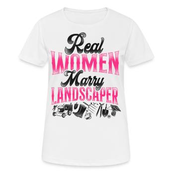 Landscaper Landscaping Landscape - Women's Breathable T-Shirt - white - Front - AI Model Female 172 dark (172cm)