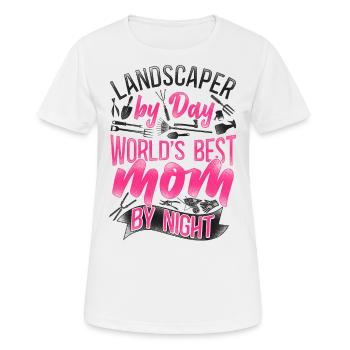 Landscaper Landscaping Landscape - Women's Breathable T-Shirt - white - Front - AI Model Female 172 dark (172cm)