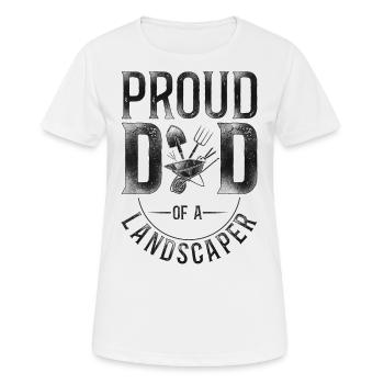Landscaper Landscaping Landscape - Women's Breathable T-Shirt - white - Front - AI Model Female 172 dark (172cm)