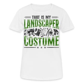 Landscaper Landscaping Landscape - Women's Breathable T-Shirt - white - Front - AI Model Female 172 dark (172cm)