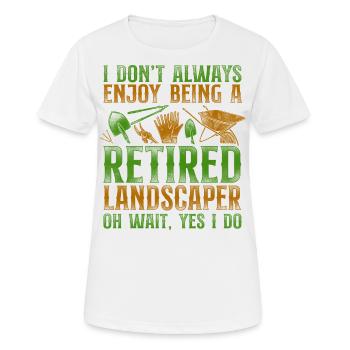 Landscaper Landscaping Landscape - Women's Breathable T-Shirt - white - Front - AI Model Female 172 dark (172cm)