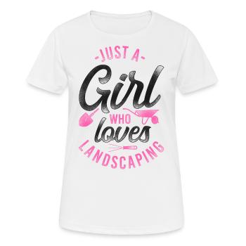 Landscaper Landscaping Landscape - Women's Breathable T-Shirt - white - Front - AI Model Female 172 dark (172cm)